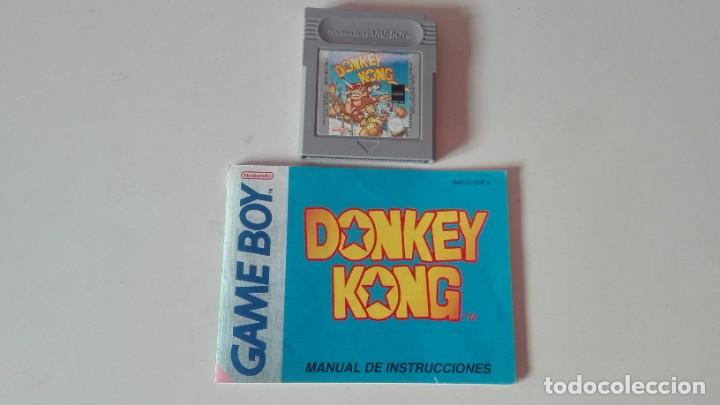 Videojuegos y consolas: Donkey Kong + manual game boy - Foto 1