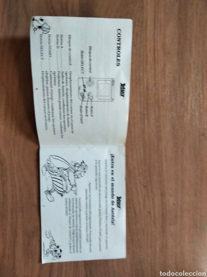 Videojuegos y consolas: Manual Asterix Gameboy 1993 - Foto 4