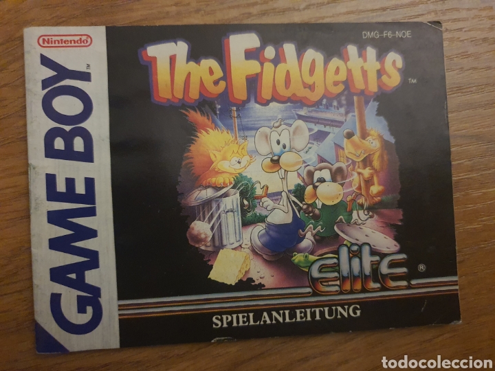 Videojuegos y consolas: Libro de instrucciones game boy the fidgetts en aleman - Foto 1