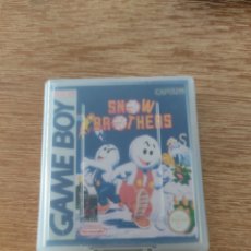 Videojuegos y Consolas: CAJITA ORIGINAL GAMEBOY + CARATULA CUSTOM SNOW BROTHERS - NINTENDO GAME BOY CAJA. Lote 335503073