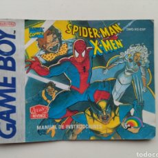 Videojuegos y Consolas: MANUAL SPIDER-MAN X-MEN NINTENDO GAMEBOY GAME BOY. Lote 339684908