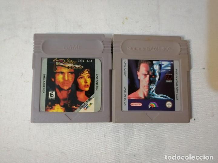 Videojuegos y consolas: 2 JUEGOS DE GAMEBOY. TERMINATOR Y ROBIN HOOD. - Foto 1