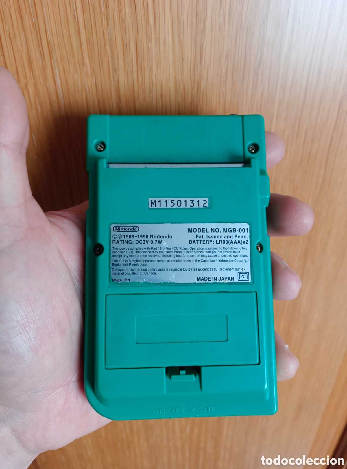 Videojuegos y consolas: Nintendo Game boy gameboy pocket verde japonesa - Foto 3