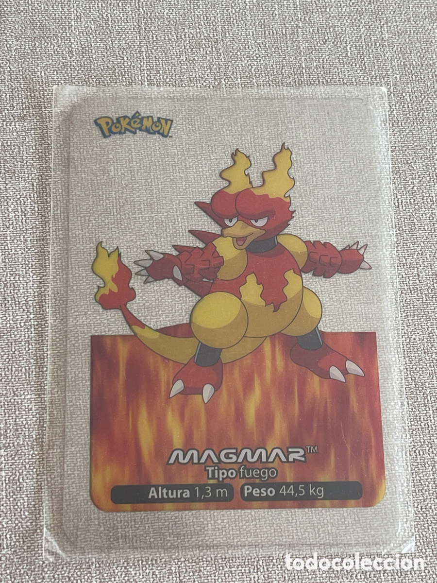 Videojuegos y consolas: Carta Pok&eacute;mon Magmar - Foto 1