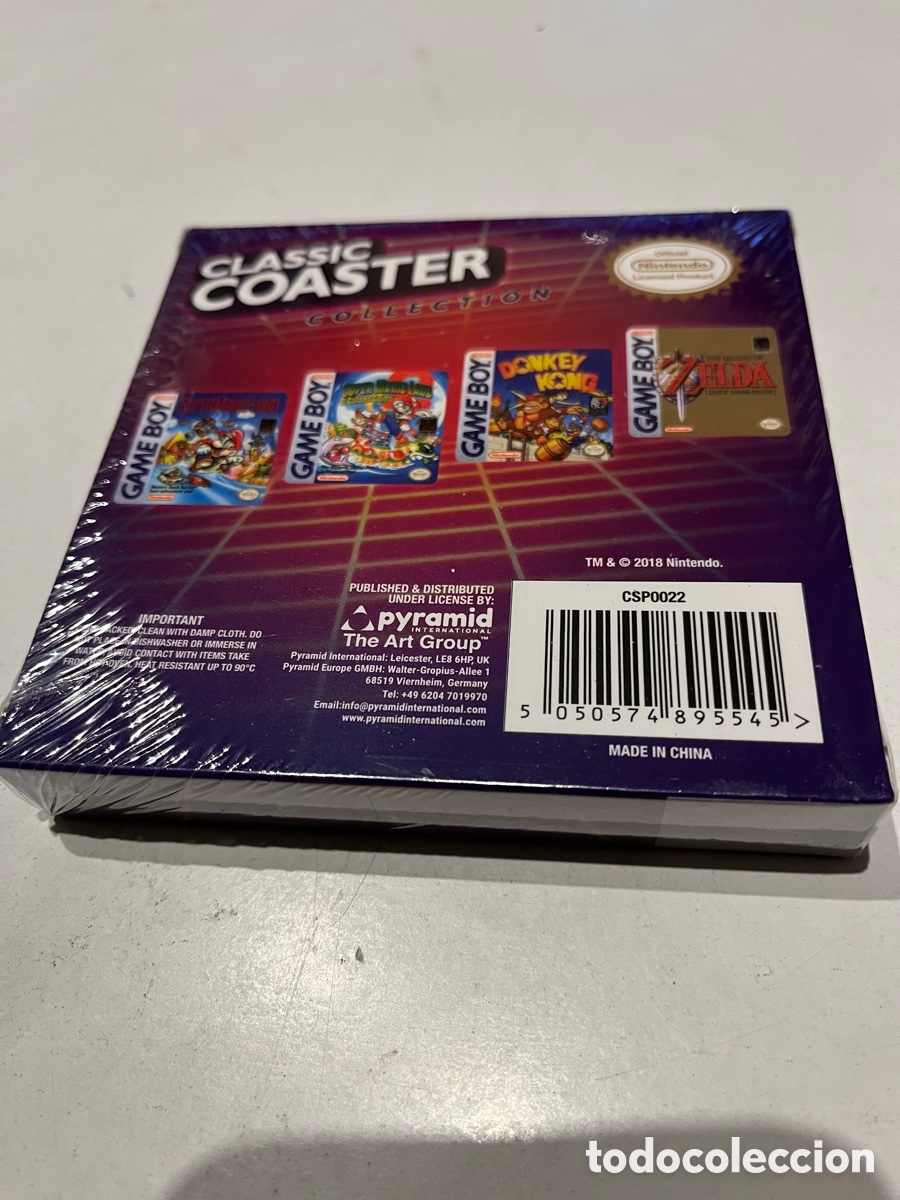Videojuegos y consolas: 4 posavasos Nintendo Gameboy - Foto 2