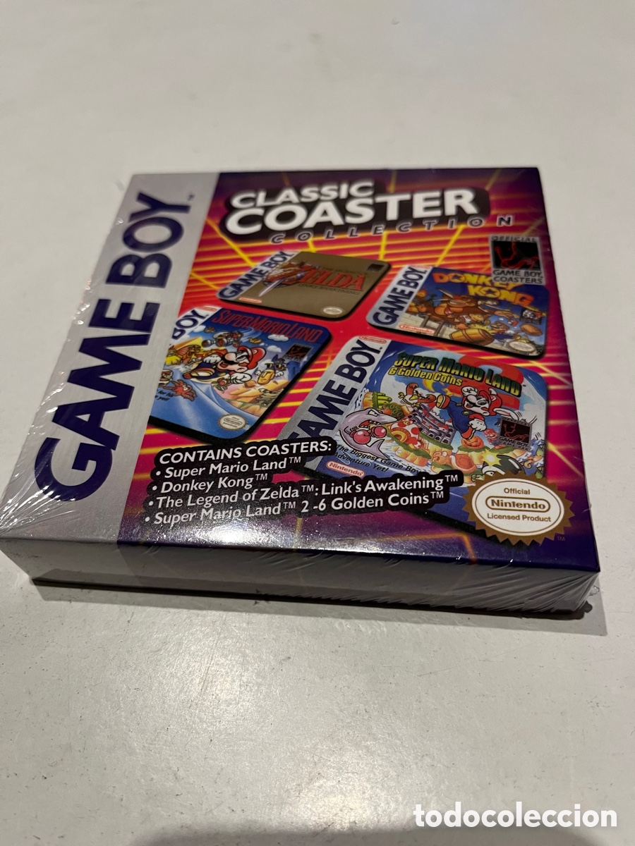 Videojuegos y consolas: 4 posavasos Nintendo Gameboy - Foto 1