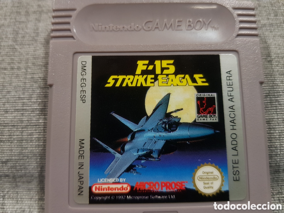 Videojuegos y consolas: F-15 STRIKE EAGLE JUEGO PARA NINTENDO GAME BOY - Foto 4