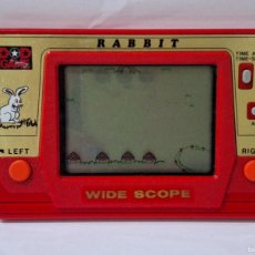 Videojuegos y Consolas: MAQUINITA GAME & WATCH MATSUSHIMA POP GAME RABBIT WIDE SCOPE MODEL: MG396A . FUNCIONA