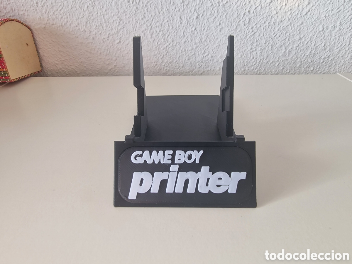 Videojuegos y consolas: Soporte expositor nintendo game boy printer - Foto 1
