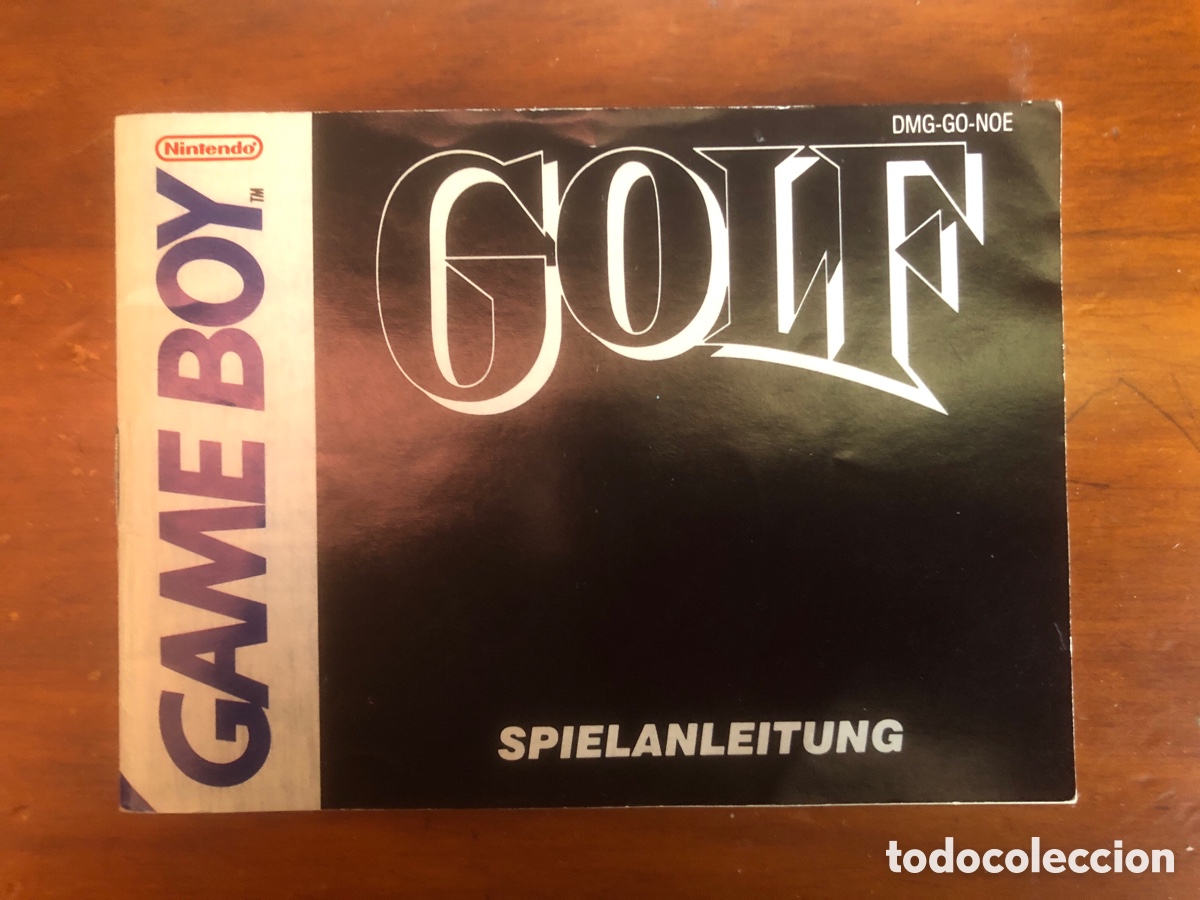 Videojuegos y consolas: Manual de instrucciones golf game boy nintendo - Foto 2