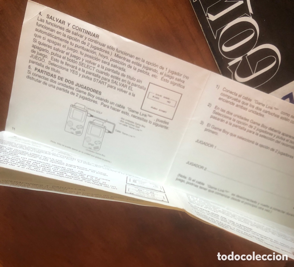 Videojuegos y consolas: Manual de instrucciones golf game boy nintendo - Foto 5