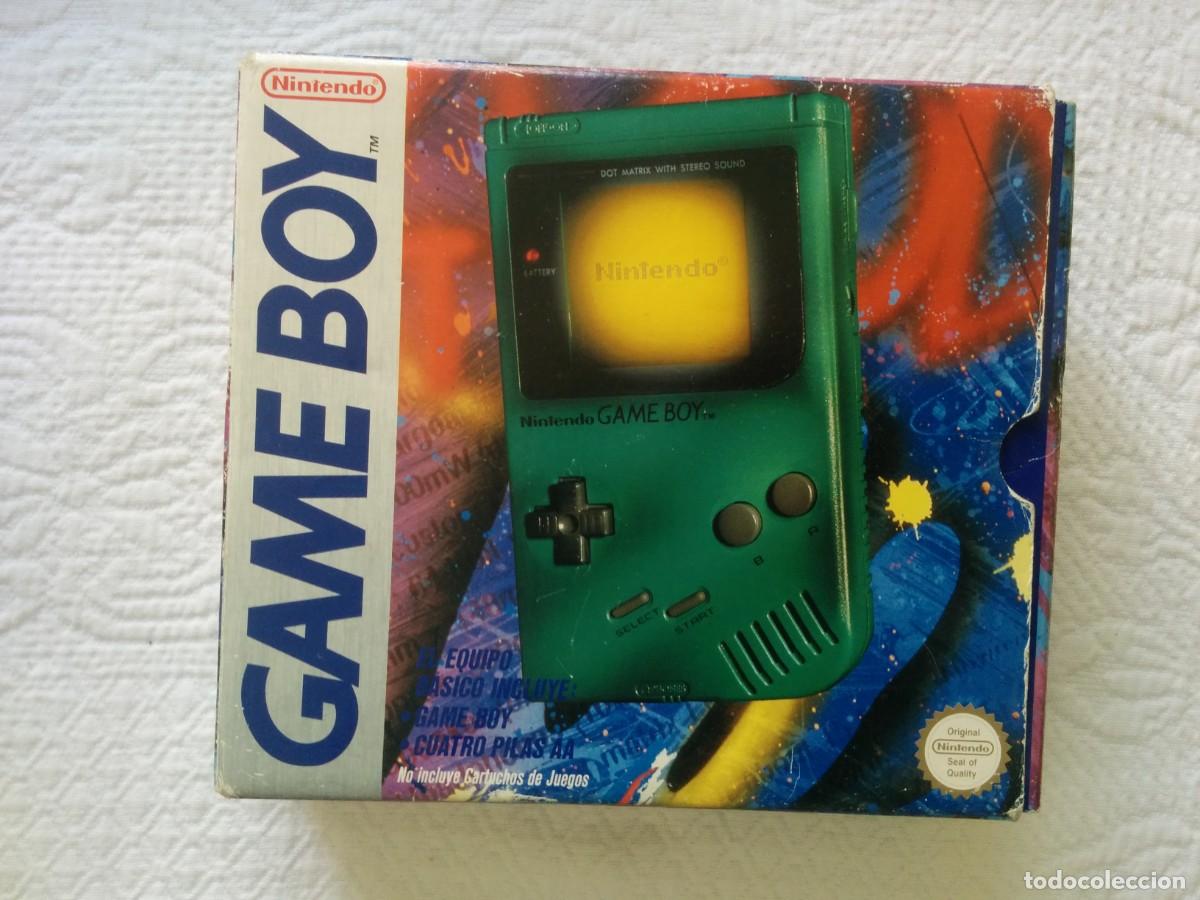 Videojuegos y consolas: CAJA Game boy verde green caja - Foto 1