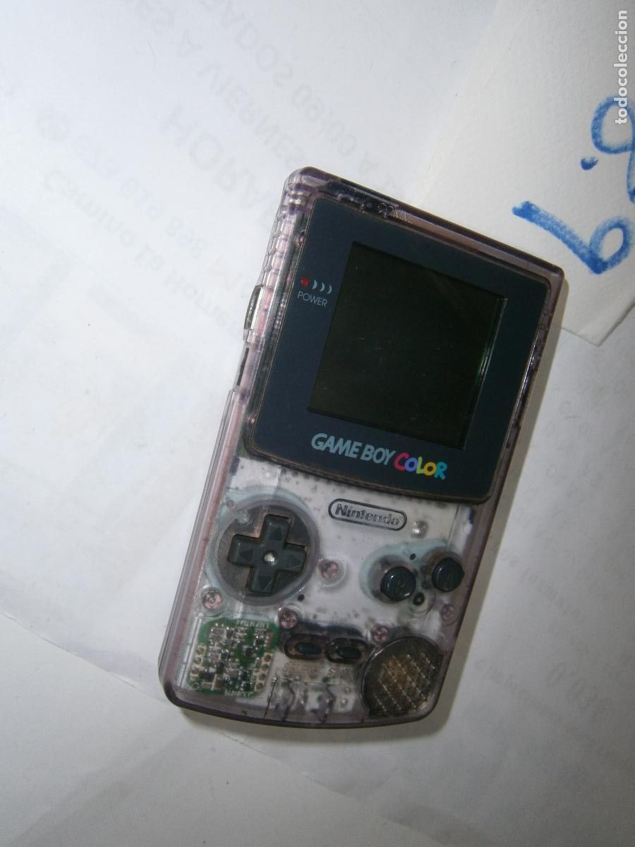 Videojuegos y consolas: ANTIGUA CONSOLA GAME BOY TRANSPARENTE - Foto 1