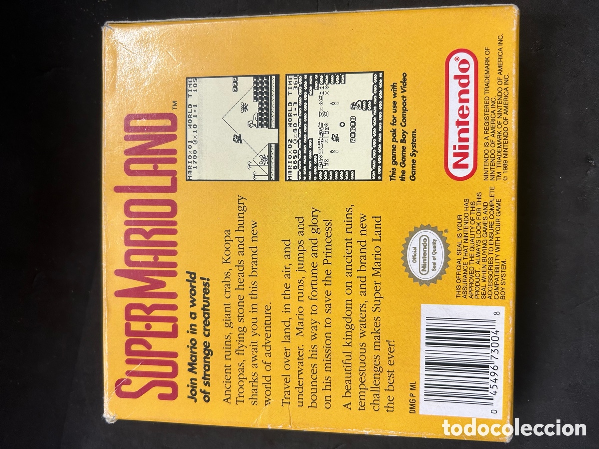 Videojuegos y consolas: Game boy S&uacute;per Mario Land - Foto 3