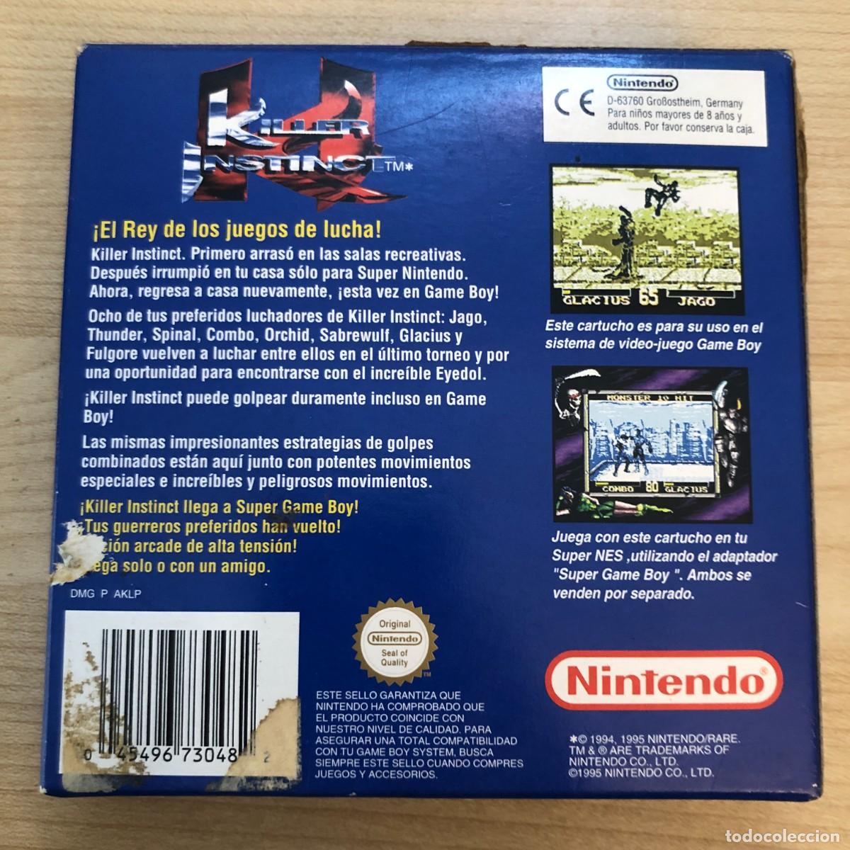 Videojuegos y consolas: KILLER INSTINCT. NINTENDO GAMEBOY. VERSION ESPA&Ntilde;A. SIN MANUAL - Foto 2