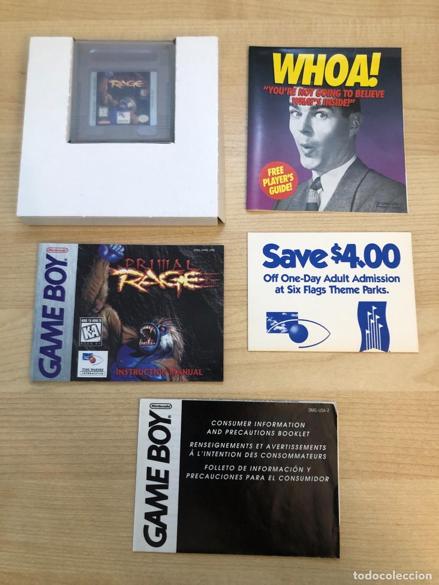 Videojuegos y consolas: PRIMAL RAGE. NINTENDO GAMEBOY. VERSION ESPA&Ntilde;A - Foto 5