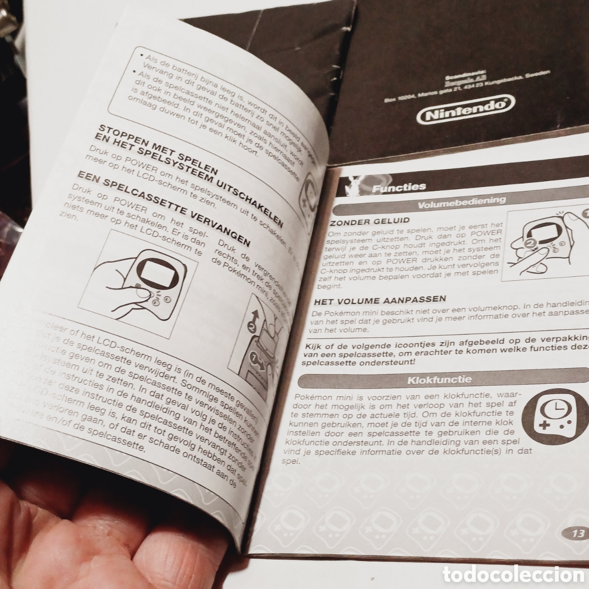 Videojuegos y consolas: Manuales Nintendo Pokemon Mini Multi lenguaje - Foto 3