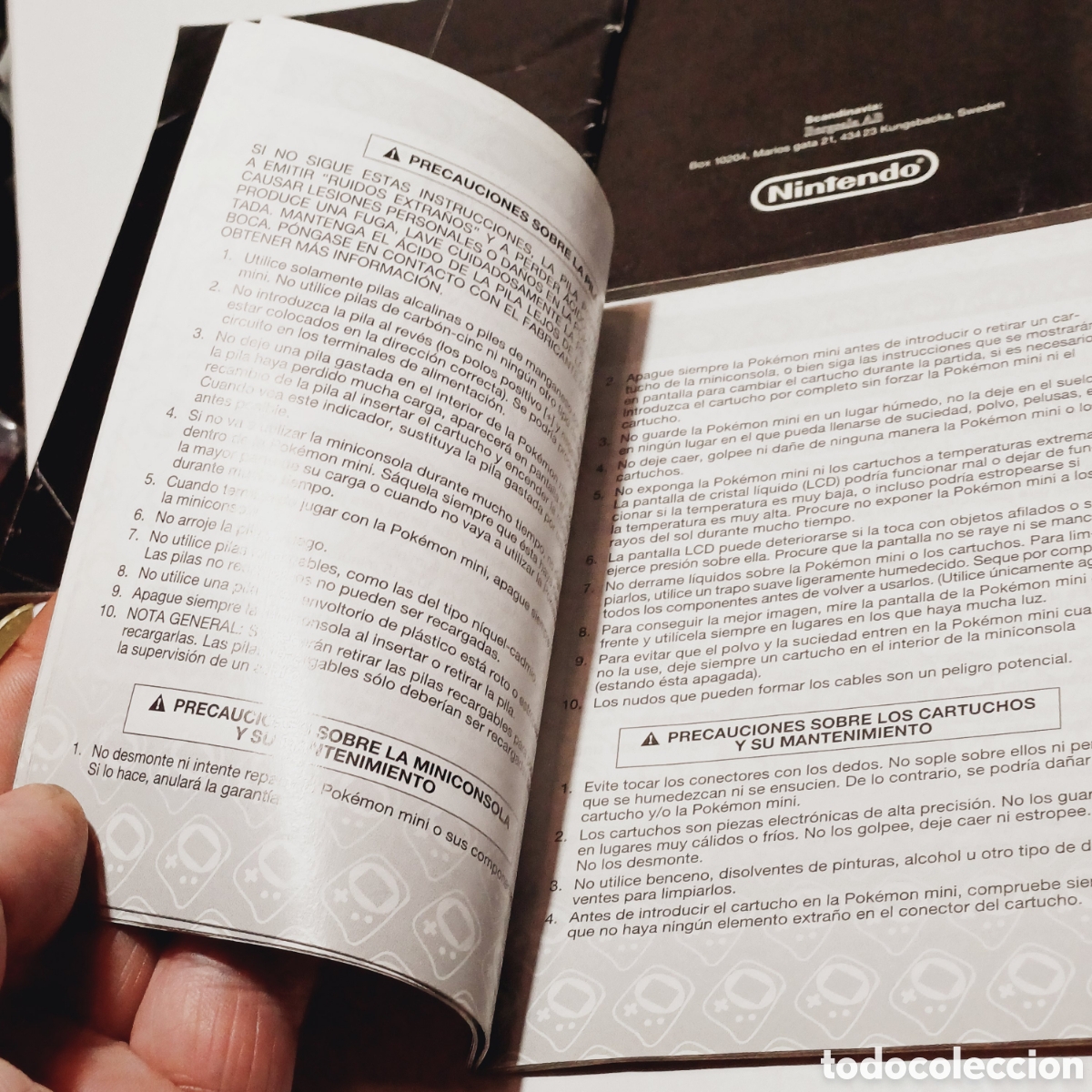 Videojuegos y consolas: Manuales Nintendo Pokemon Mini Multi lenguaje - Foto 4
