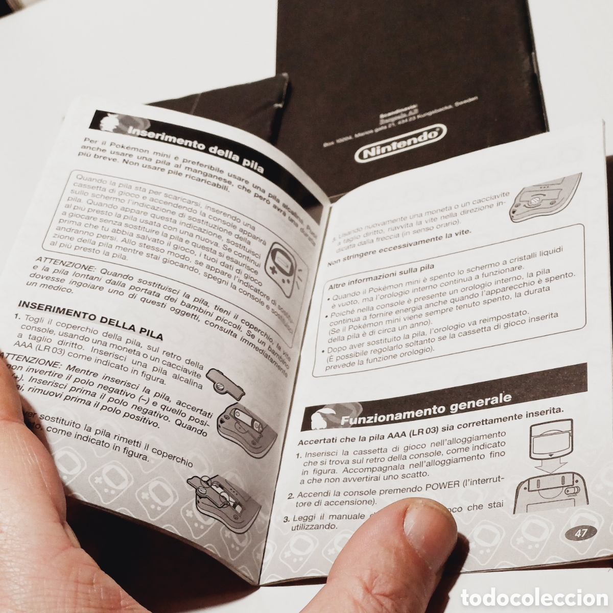 Videojuegos y consolas: Manuales Nintendo Pokemon Mini Multi lenguaje - Foto 5