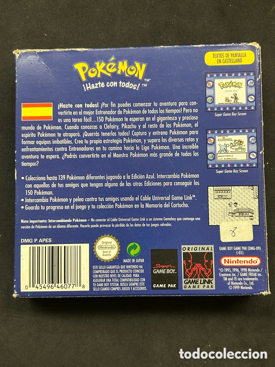 Videojuegos y consolas: Game boy Pokemon Azul - Foto 6