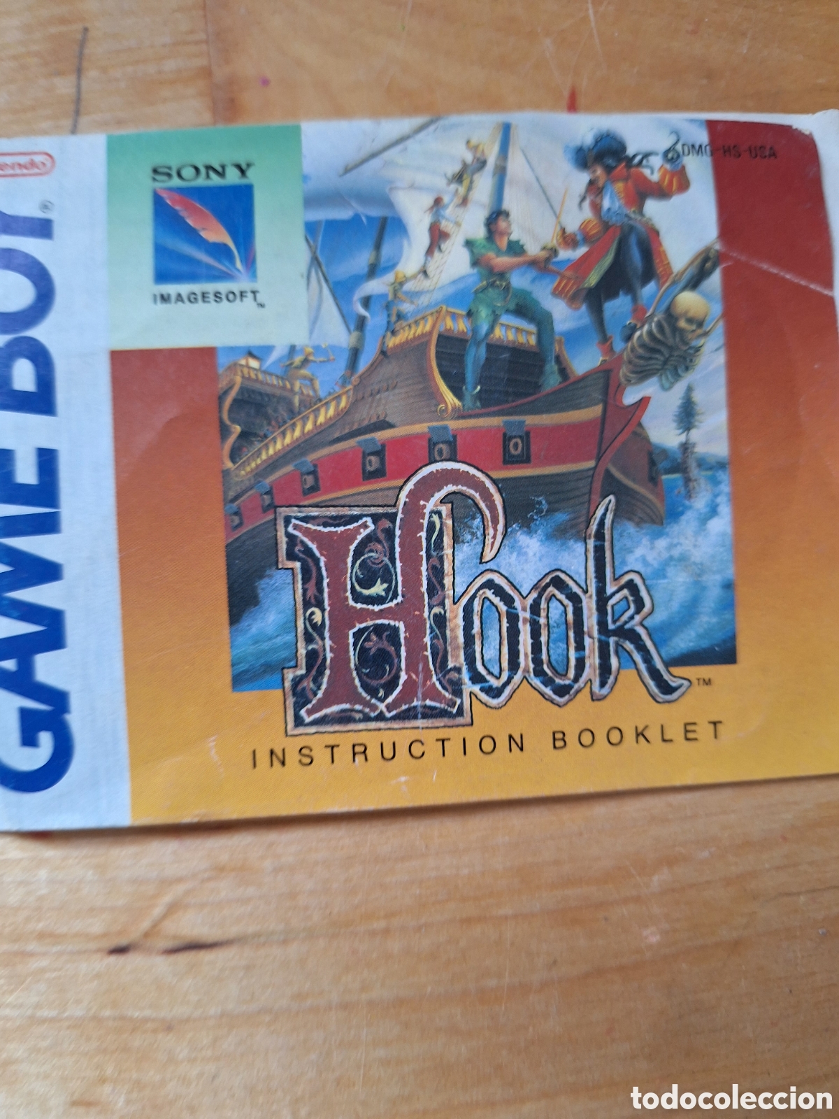 Videojuegos y consolas: Manual Hook Game Boy - Foto 1