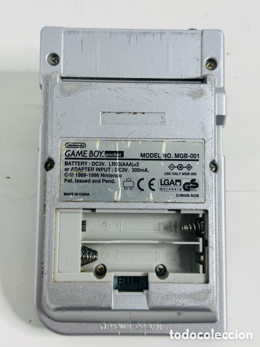 Videojuegos y consolas: Nintendo Game Boy Pocket Silver - Foto 9