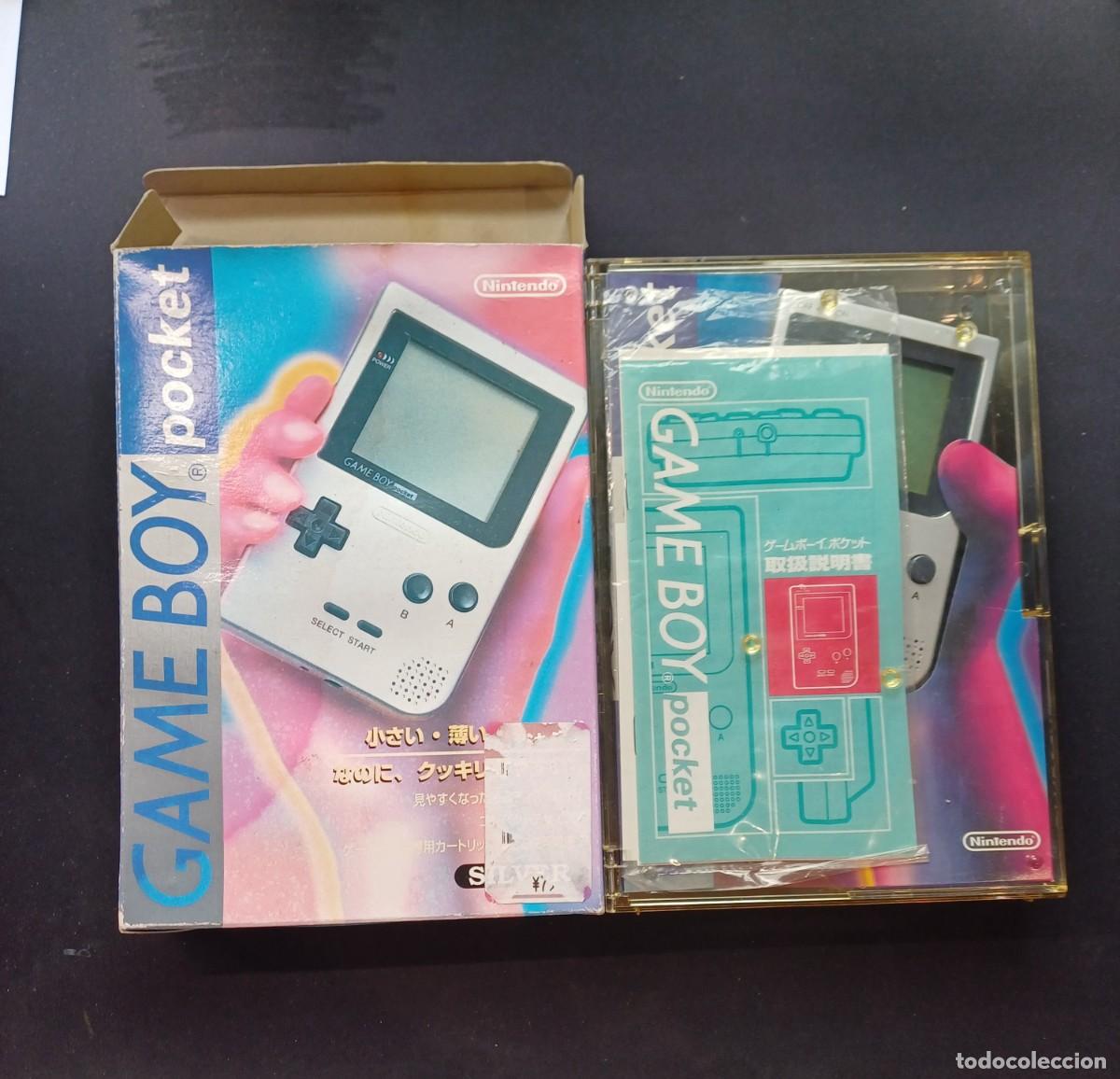 Videojuegos y consolas: Gameboy Pocket Plateada CON CAJA - Foto 1