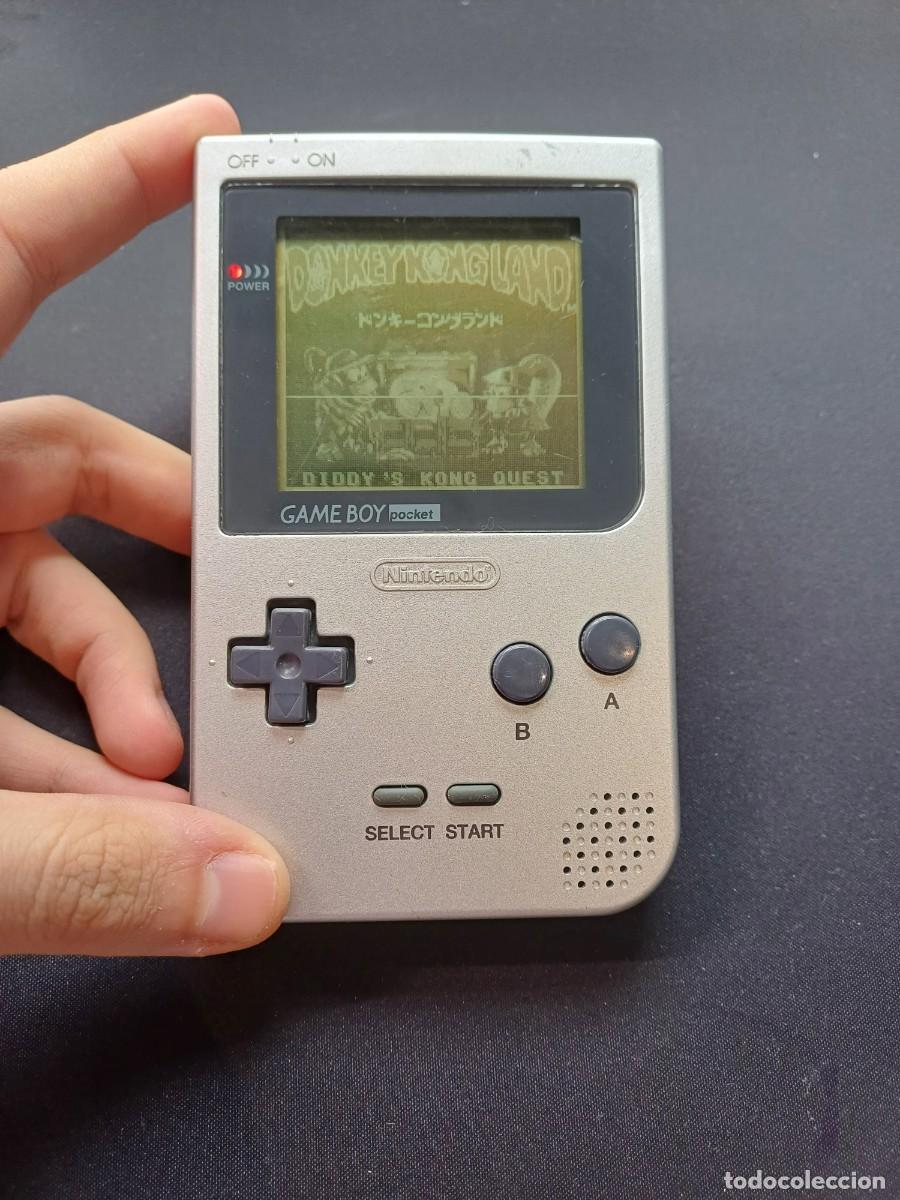 Videojuegos y consolas: Gameboy Pocket Plateada CON CAJA - Foto 3