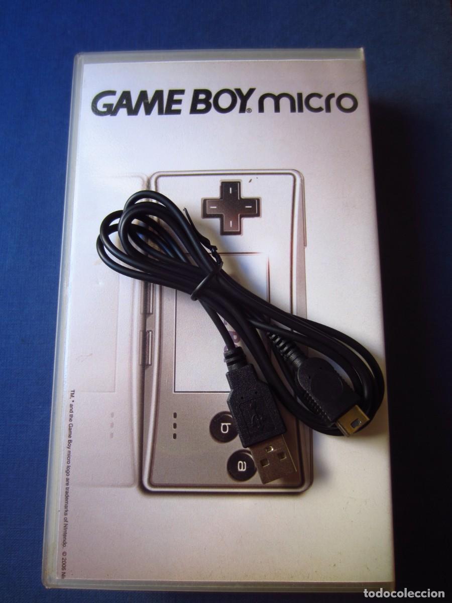 Videojuegos y consolas: Cable Carga USB para Nintendo Gameboy Micro - Foto 2