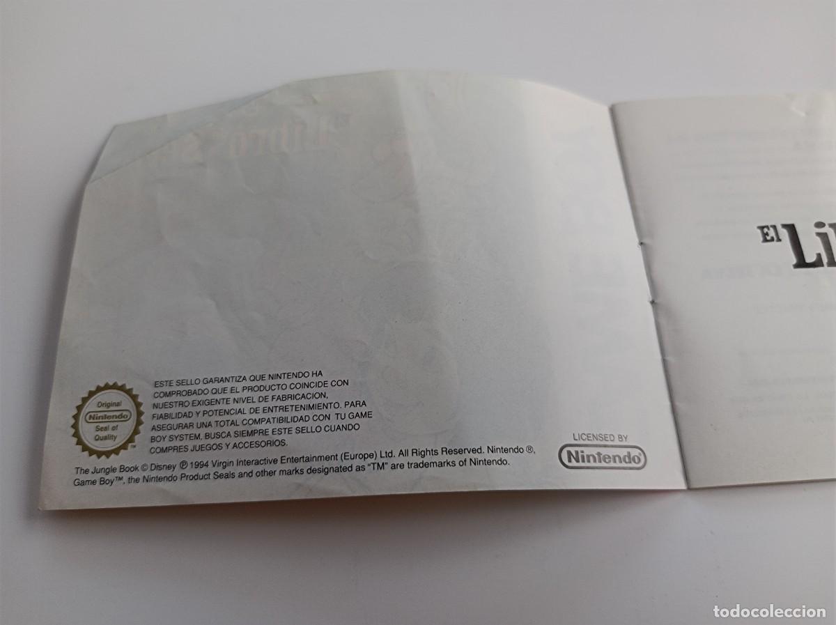 Videojuegos y consolas: MANUAL DE INSTRUCCIONES GAME BOY EL LIBRO DE LA SELVA - Foto 4