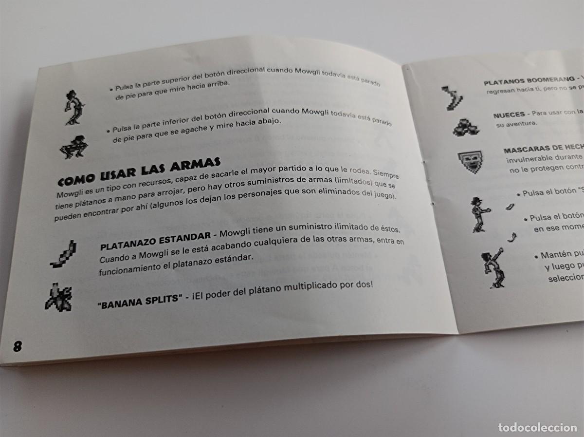 Videojuegos y consolas: MANUAL DE INSTRUCCIONES GAME BOY EL LIBRO DE LA SELVA - Foto 8