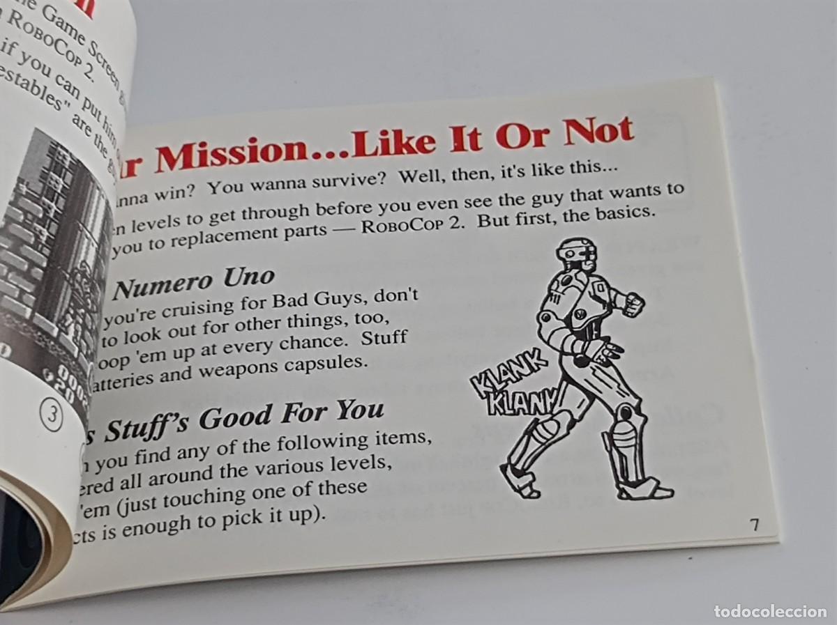 Videojuegos y consolas: MANUAL DE INSTRUCCIONES GAME BOY ROBOCOP 2 - Foto 5