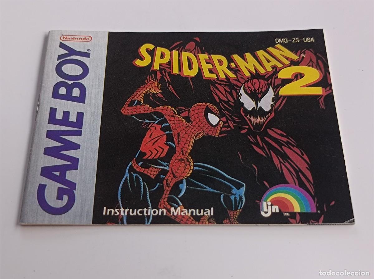 Videojuegos y consolas: MANUAL DE INSTRUCCIONES GAME BOY SPIDERMAN 2 - Foto 1