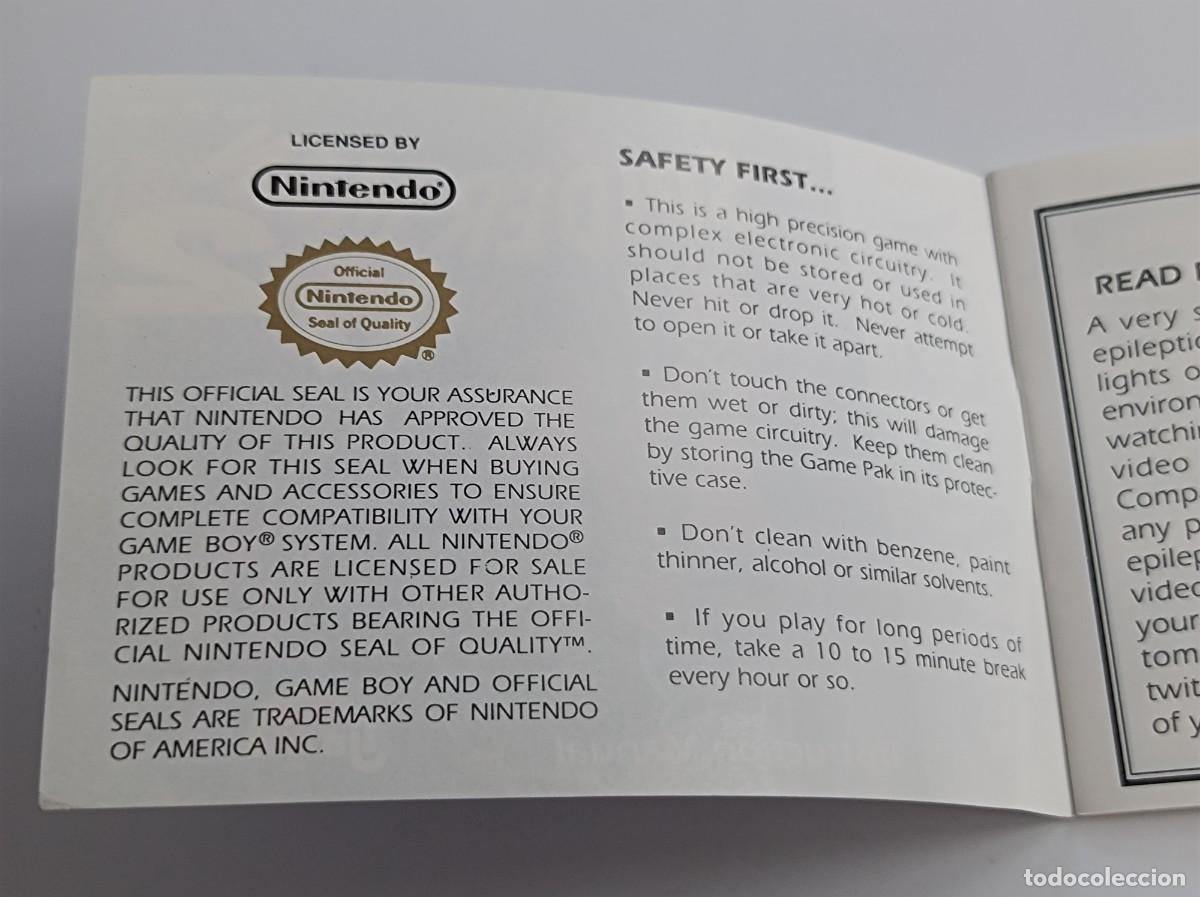 Videojuegos y consolas: MANUAL DE INSTRUCCIONES GAME BOY SPIDERMAN 2 - Foto 3