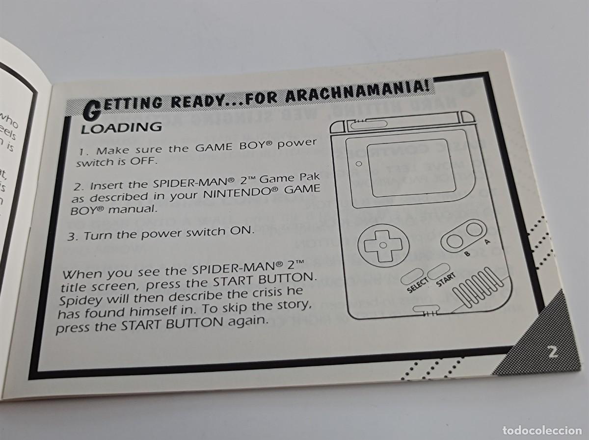Videojuegos y consolas: MANUAL DE INSTRUCCIONES GAME BOY SPIDERMAN 2 - Foto 4
