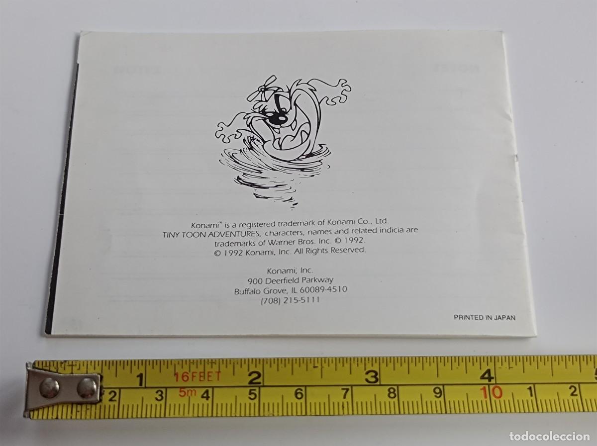 Videojuegos y consolas: Manual de Instrucciones GAME BOY Tiny Toon Babs Big Break - Foto 6