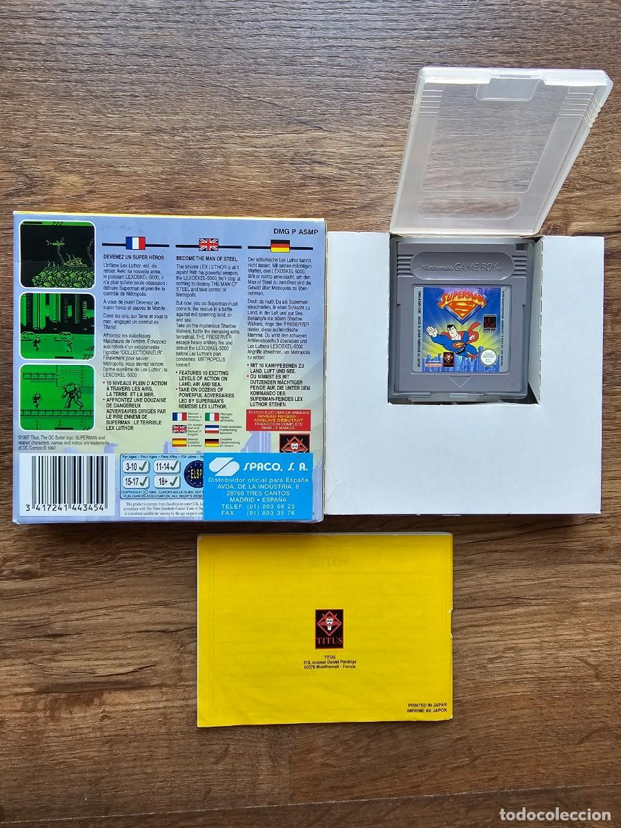 Videojuegos y consolas: Superman Game Boy Pal Eur (Multi). Nintendo - Foto 2