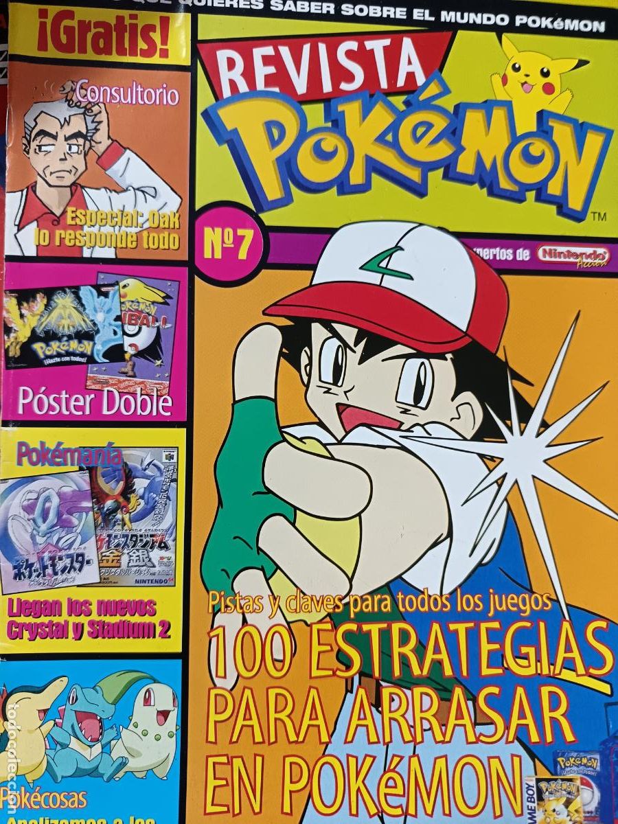 Videojuegos y Consolas: POKEMON La Revista n&ordm; 7. POKEMON AMARILLO, TRADING CARD, CRYSTAL, STADIUM 2,