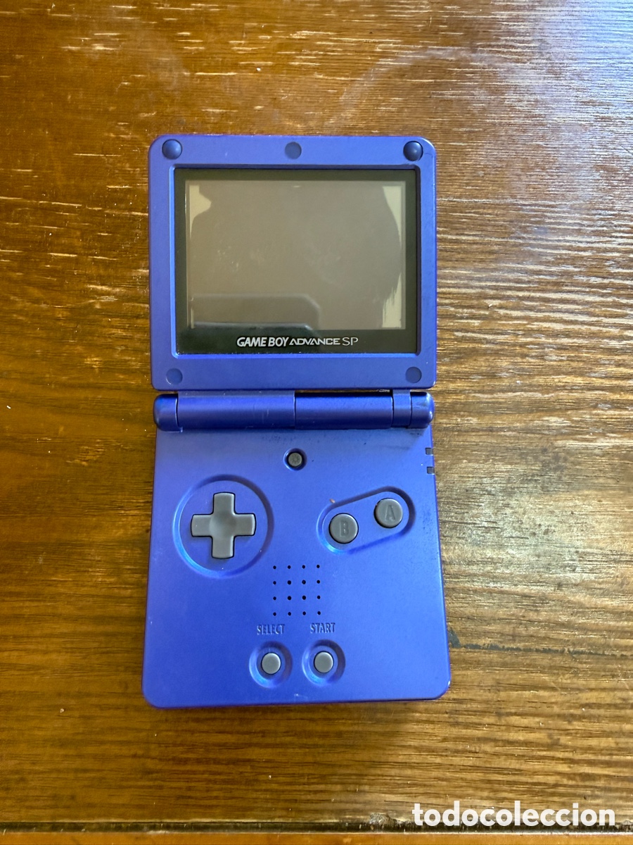 Videojuegos y Consolas: Game boy sp azul pantalla rota