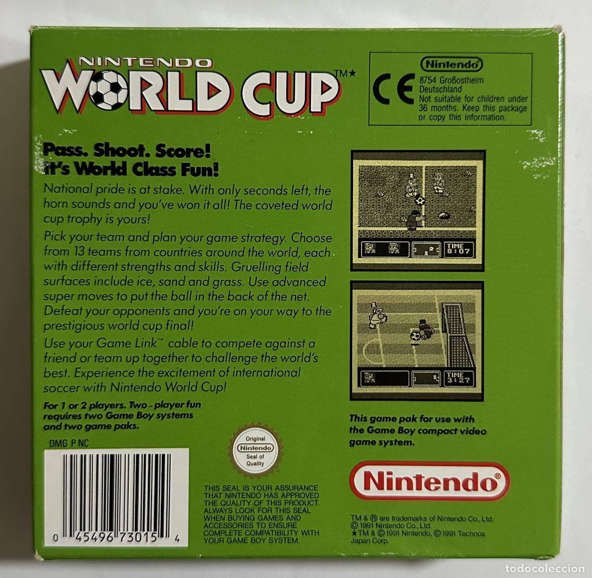 Videojuegos y consolas: Nintendo World Cup Game Boy PAL UKV - Foto 3