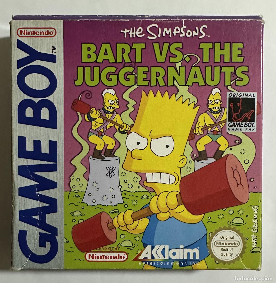 Videojuegos y consolas: Bart VS The Juggernauts Game Boy PAL NOE - Foto 2