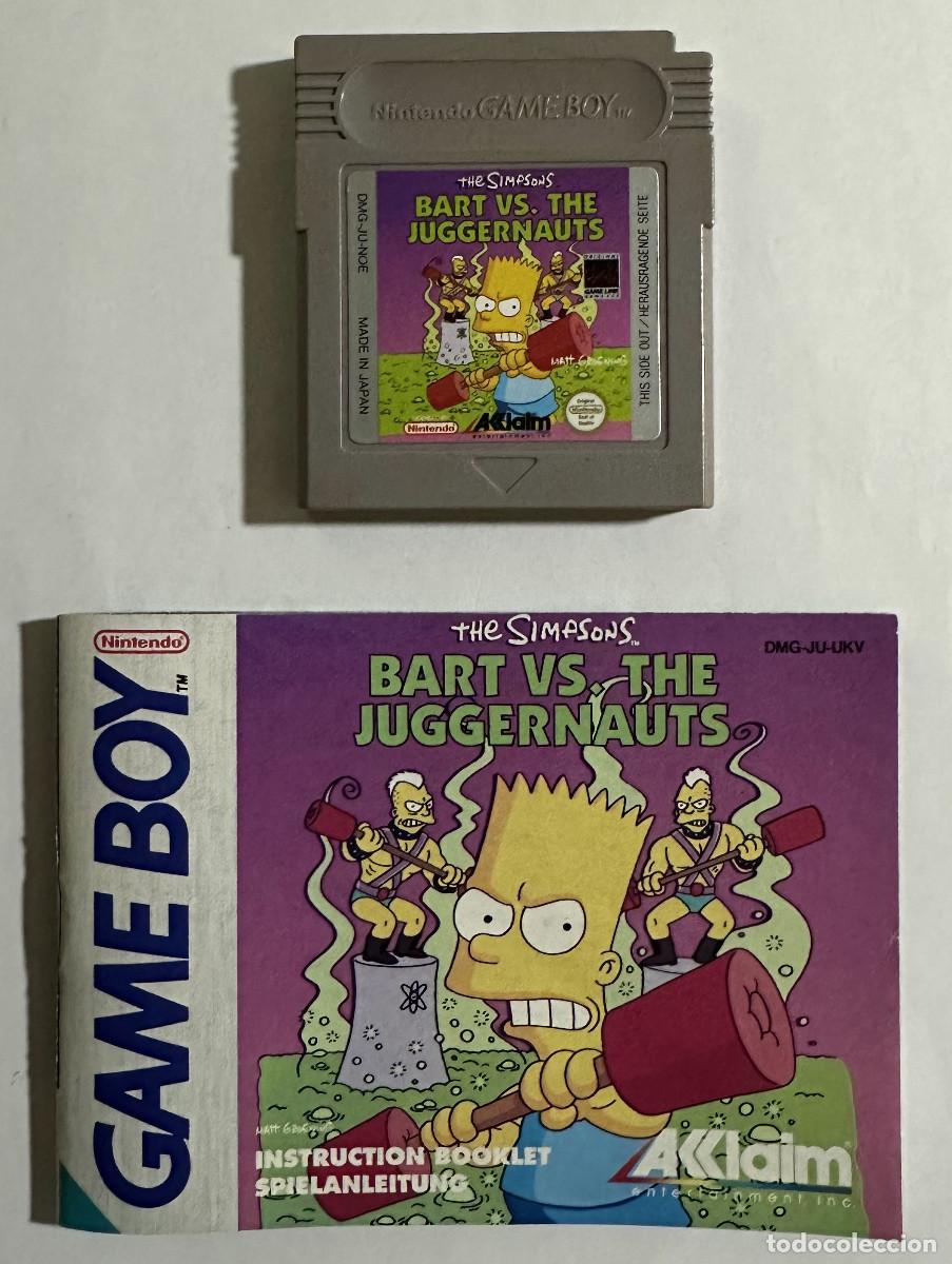 Videojuegos y consolas: Bart VS The Juggernauts Game Boy PAL NOE - Foto 8