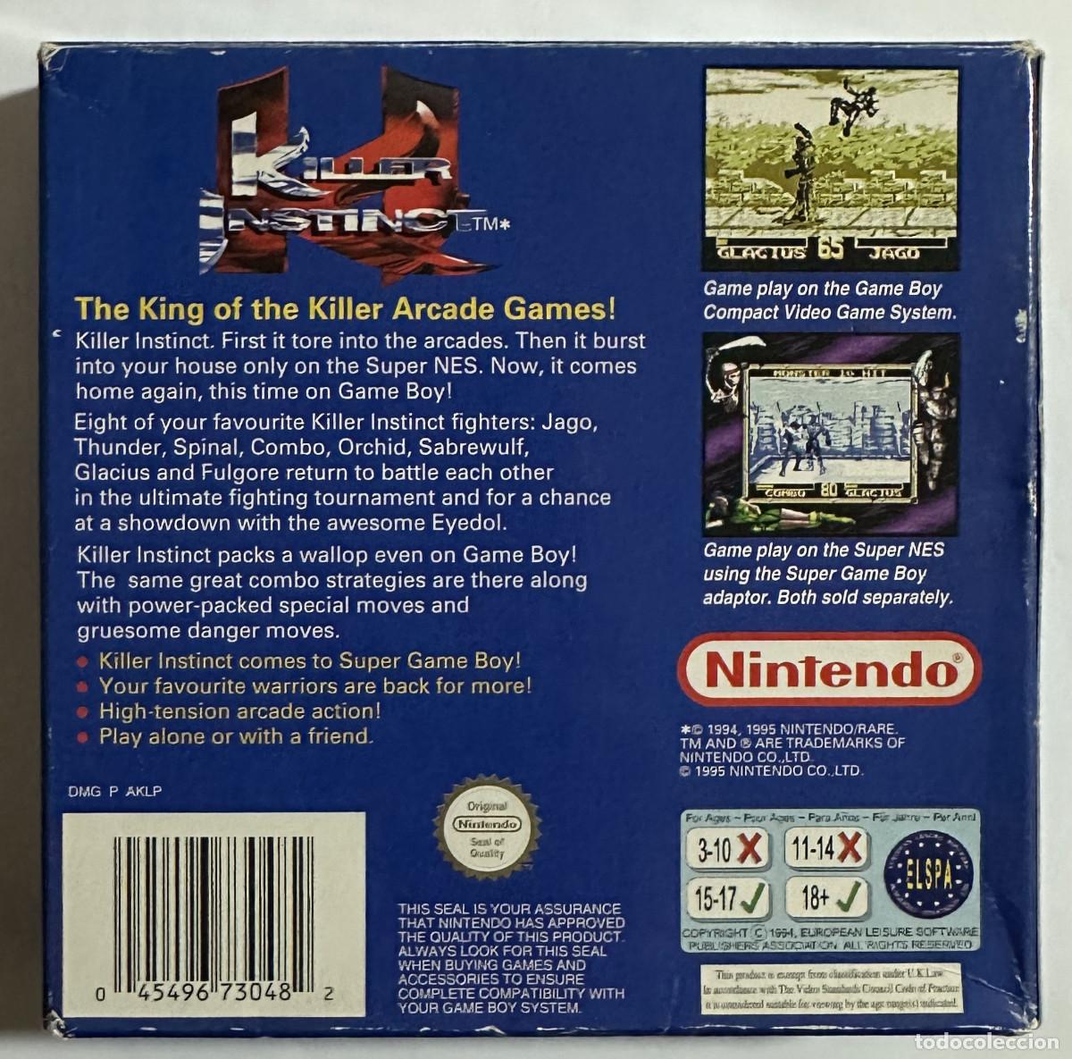 Videojuegos y consolas: Killer Instinct Game Boy Pal UKV ESP - Foto 3