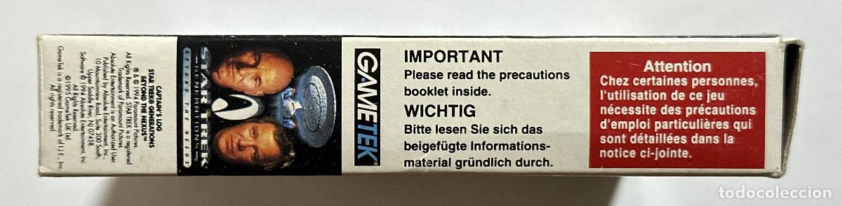 Videojuegos y consolas: Star Trek Generations Game Boy Pal EUR - Foto 4