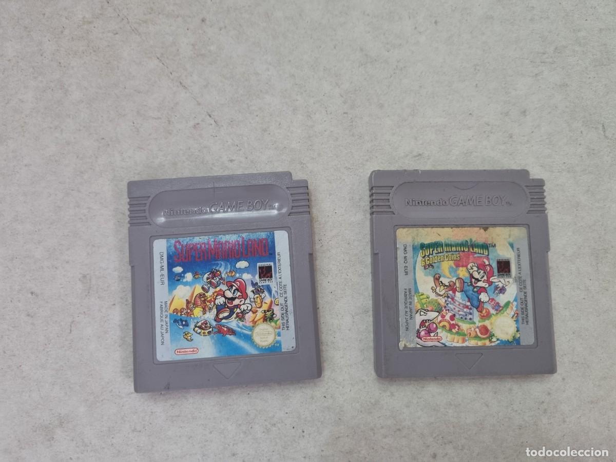 Videojuegos y Consolas: Lote 2 juegos para Gameboy S&uacute;per Mario Land y S&uacute;per Mario Golden Coins