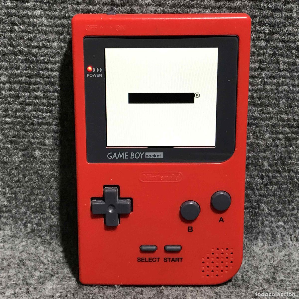 Videojuegos y Consolas: CONSOLA NINTENDO GAME BOY POCKET ROJO PANTALLA IPS