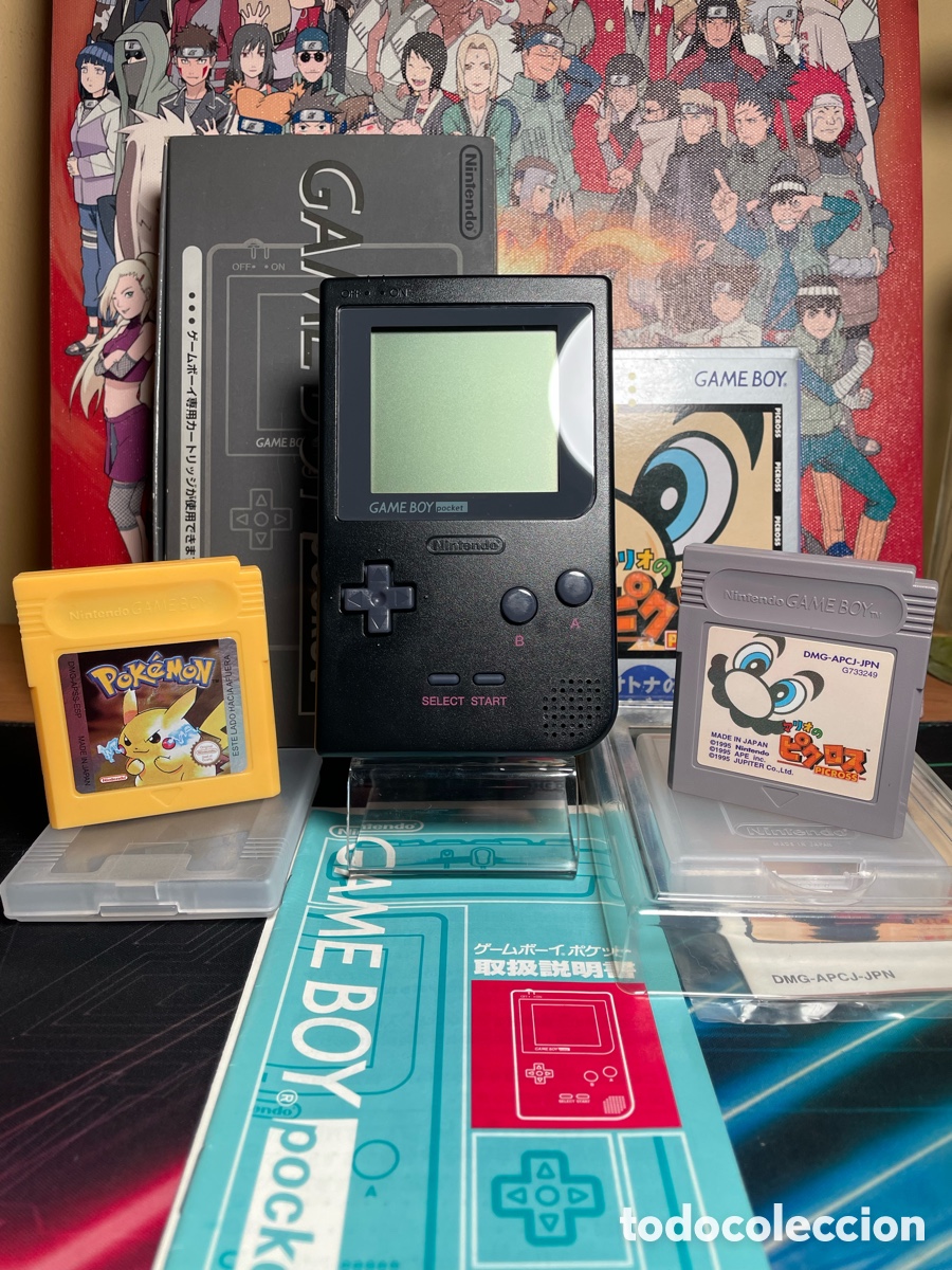 Videospiele und Konsolen: Game Boy Pocket Negra + 2 juegos de regalo