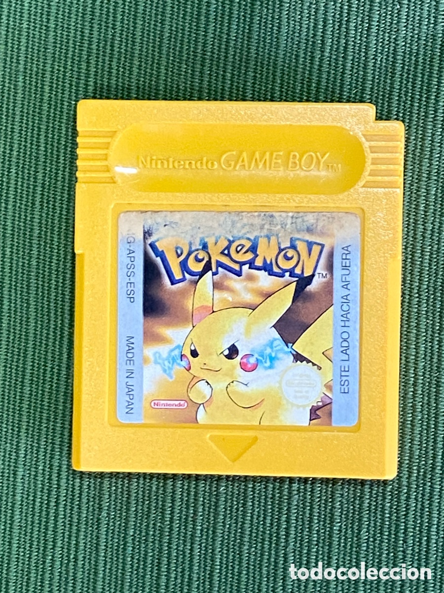 Videojuegos y Consolas: Cartucho de Juego Pokemon. Edici&oacute;n amarilla. Pal ESP. Para Nintendo Game Boy.