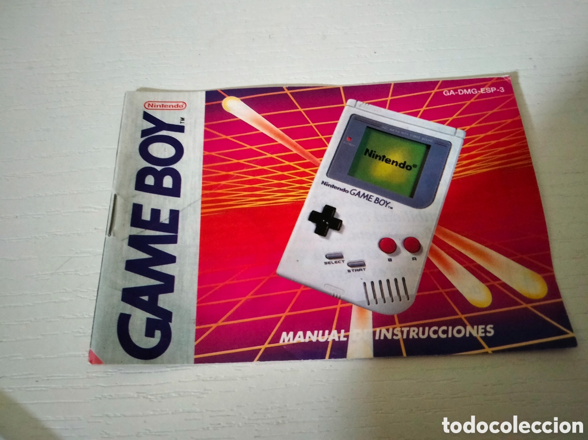 Videojuegos y Consolas: Manual de instrucciones Nintendo Game Boy dmg espa&ntilde;ol