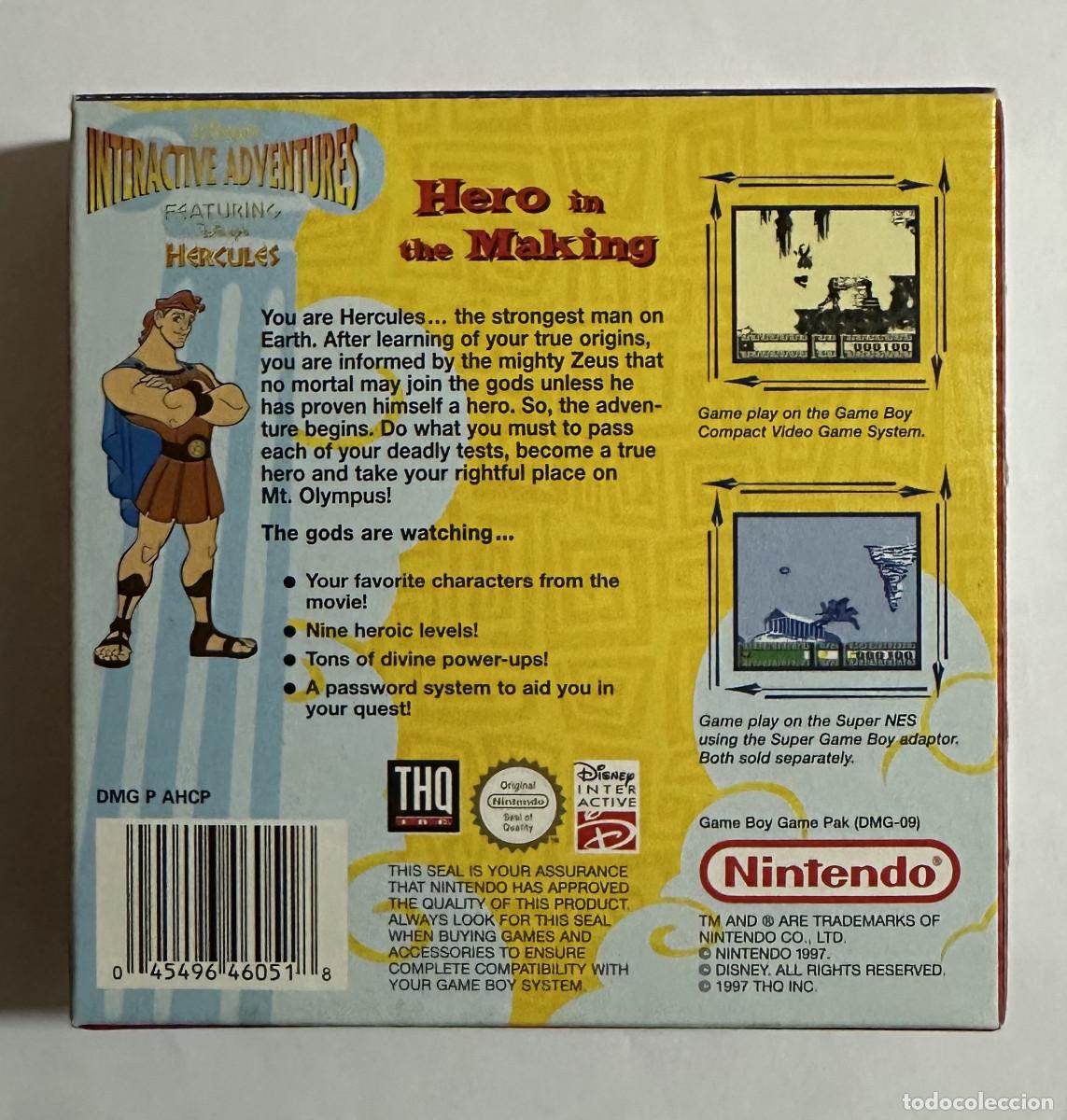 Videojuegos y consolas: Hercules Game Boy UKV (ITA) - Foto 3